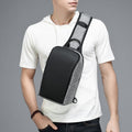 Grosses PVC-Schultertasche mit Reissverschluss – Bild 3 | LuxeStyle