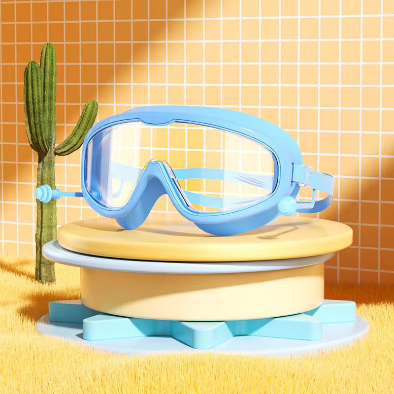 Kinder Schwimmbrille – grosser Rahmen, wasserdicht