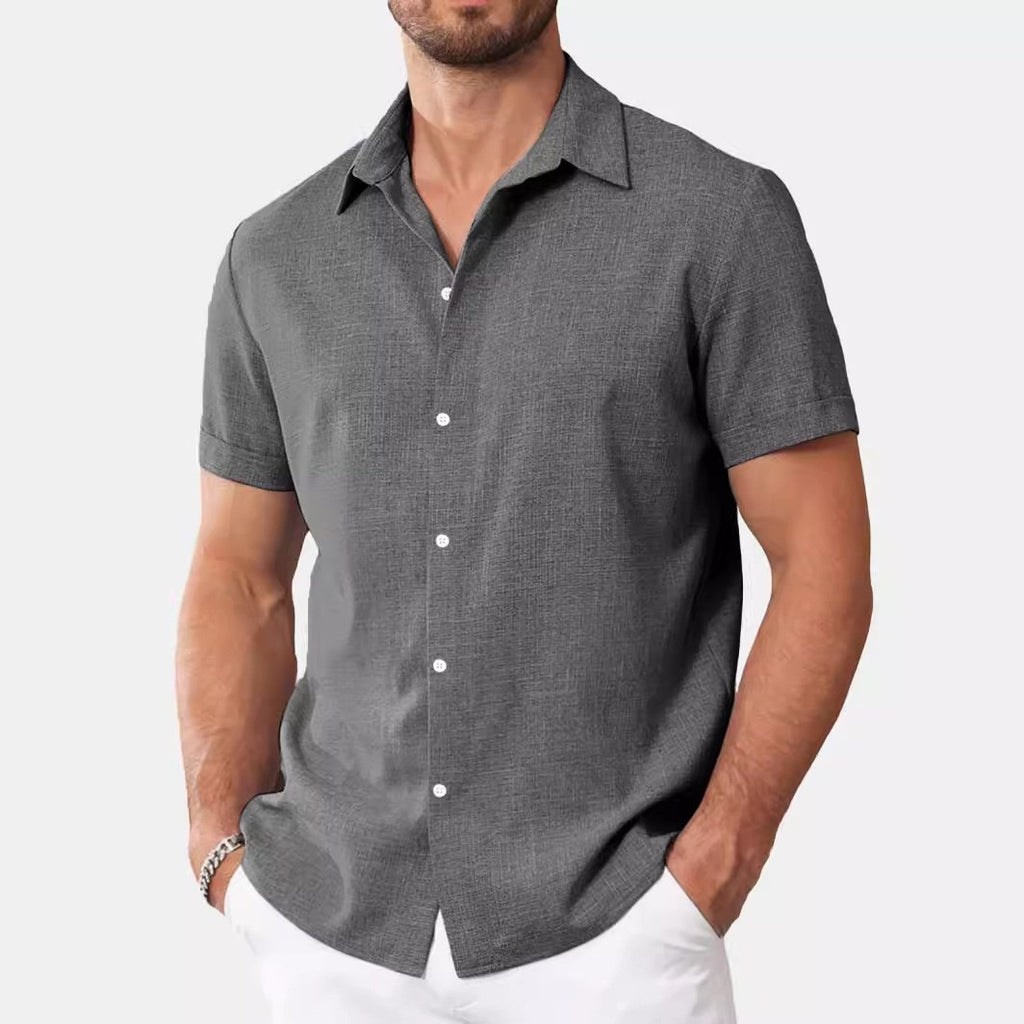 Herren Kurzarmhemd mit Print