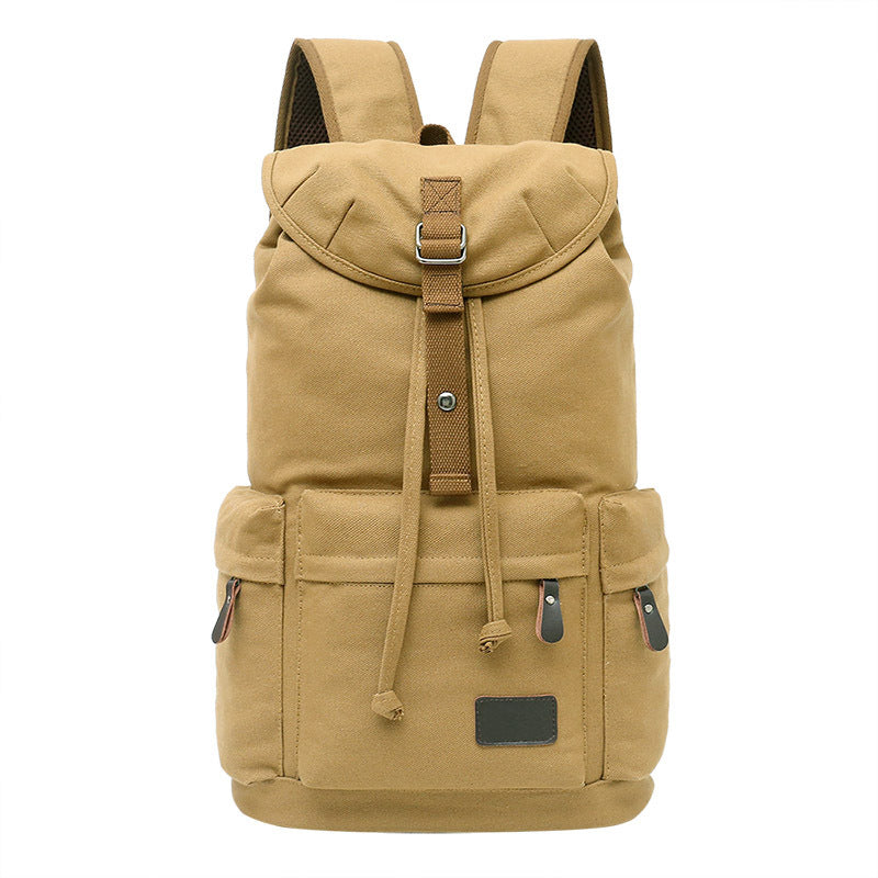 Canvas Rucksack Retro, 30×47×15 cm, 20-35 L – Bild 8 | LuxeStyle