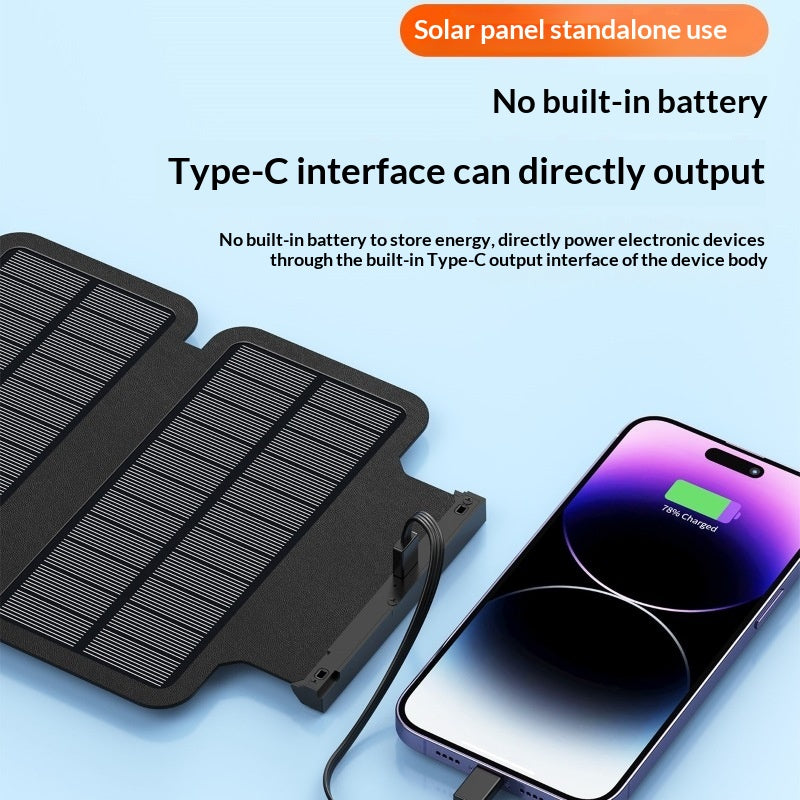 Outdoor Powerbank mit Solar- und Handkurbel-Ladegerät