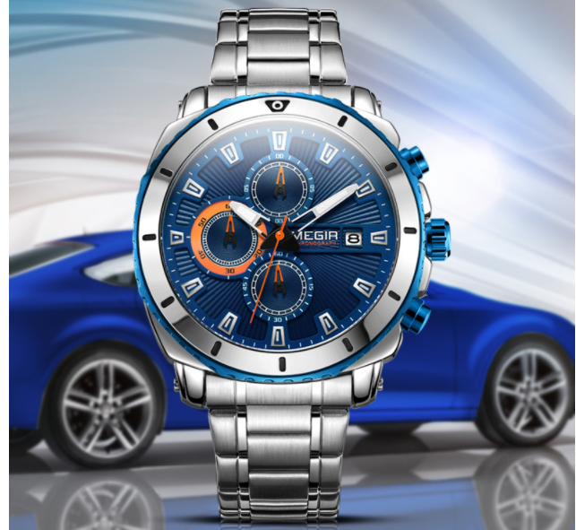 Stahlband Quarzuhr für Sport und Business – Bild 3 | LuxeStyle