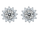 Farbe: 0.5ct Moissanite Stud Earrings