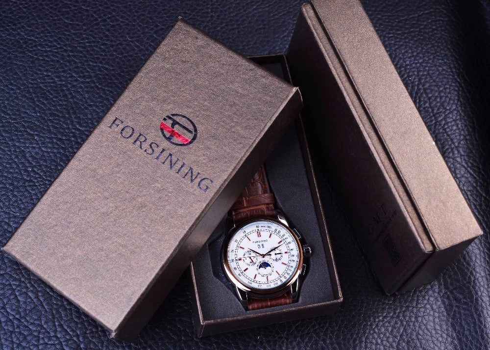 Automatische Herrenuhr mit Skelett-Zifferblatt – Bild 4 | LuxeStyle