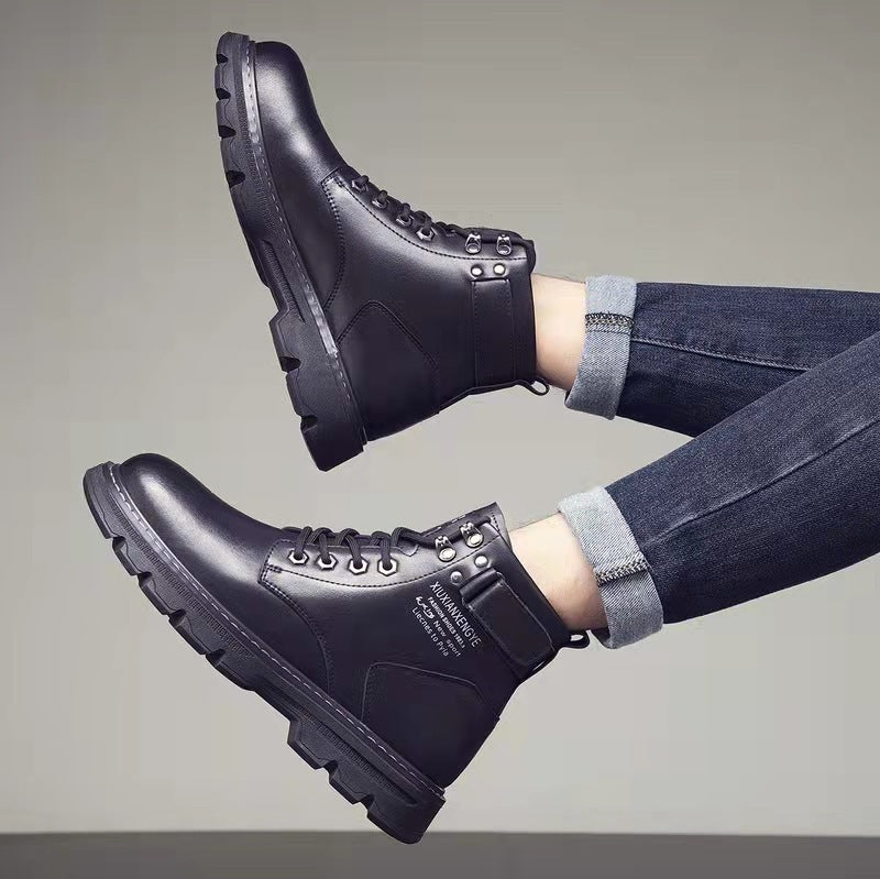 Herren Mid-High Top Korean Style Boots