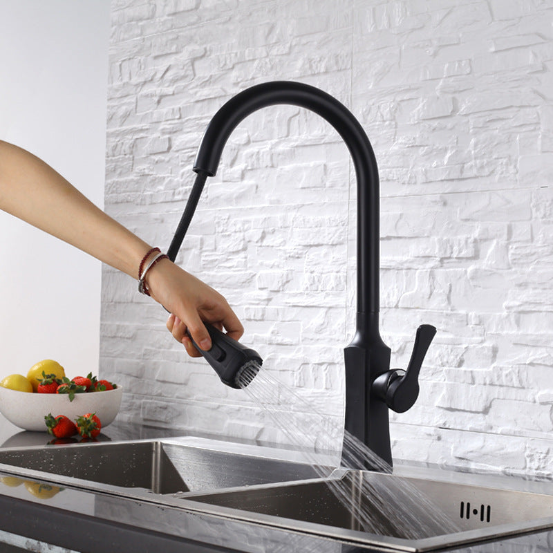 Küchenarmatur ausziehbar, Schwarz – Bild 5 | LuxeStyle