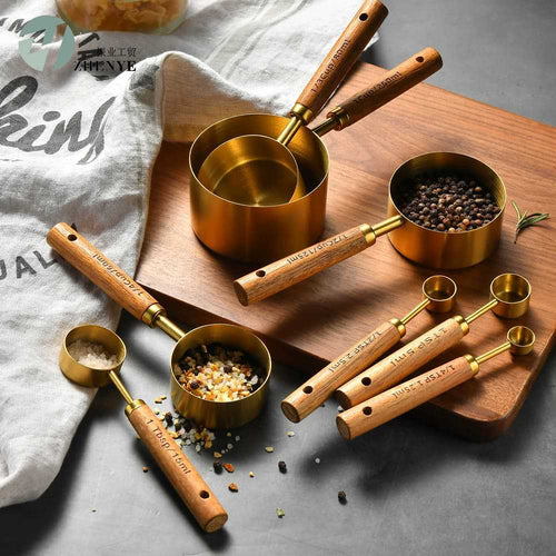 8-teiliges Messbecher- und Löffel-Set