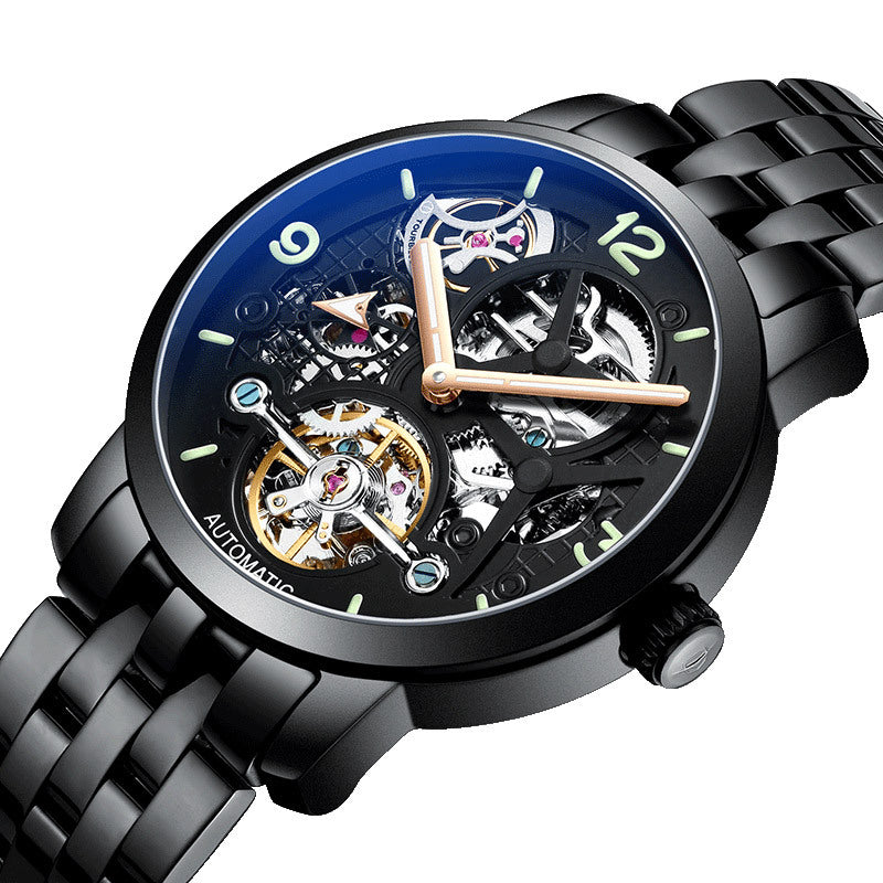 Mechanische Armbanduhr aus Edelstahl – Bild 6 | LuxeStyle
