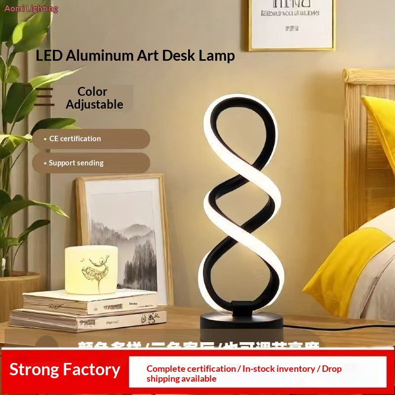 Doppelspirale LED-Nachtlicht – Bild 6 | LuxeStyle