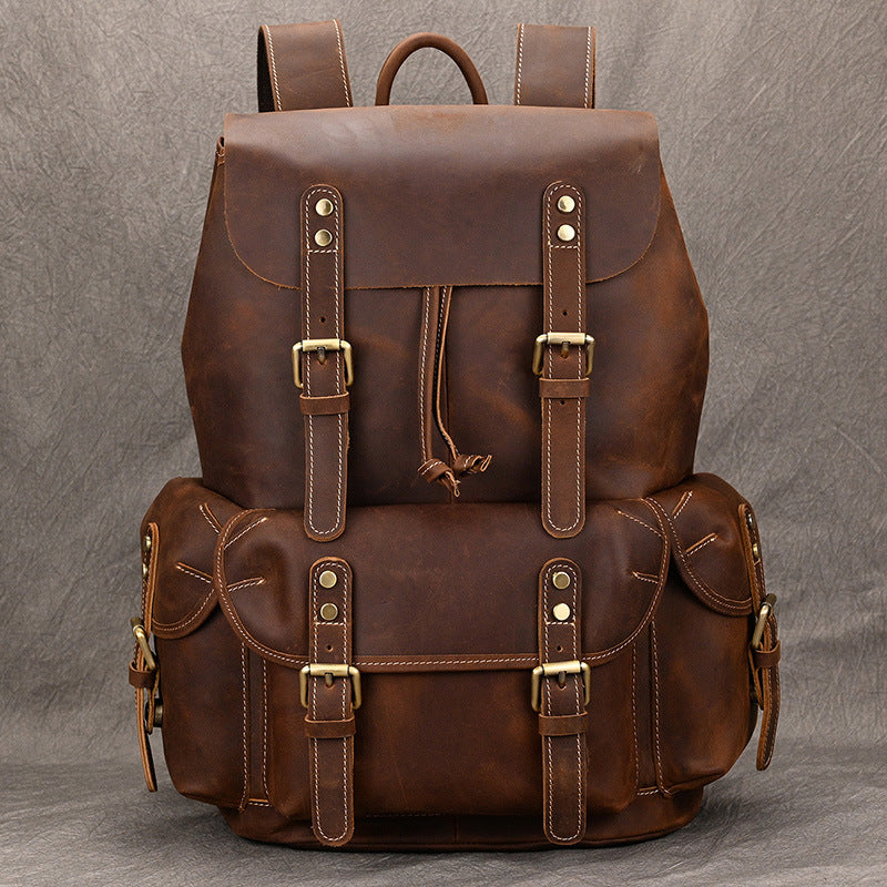 Lederrucksack "Crazy Horse" (36-55L)