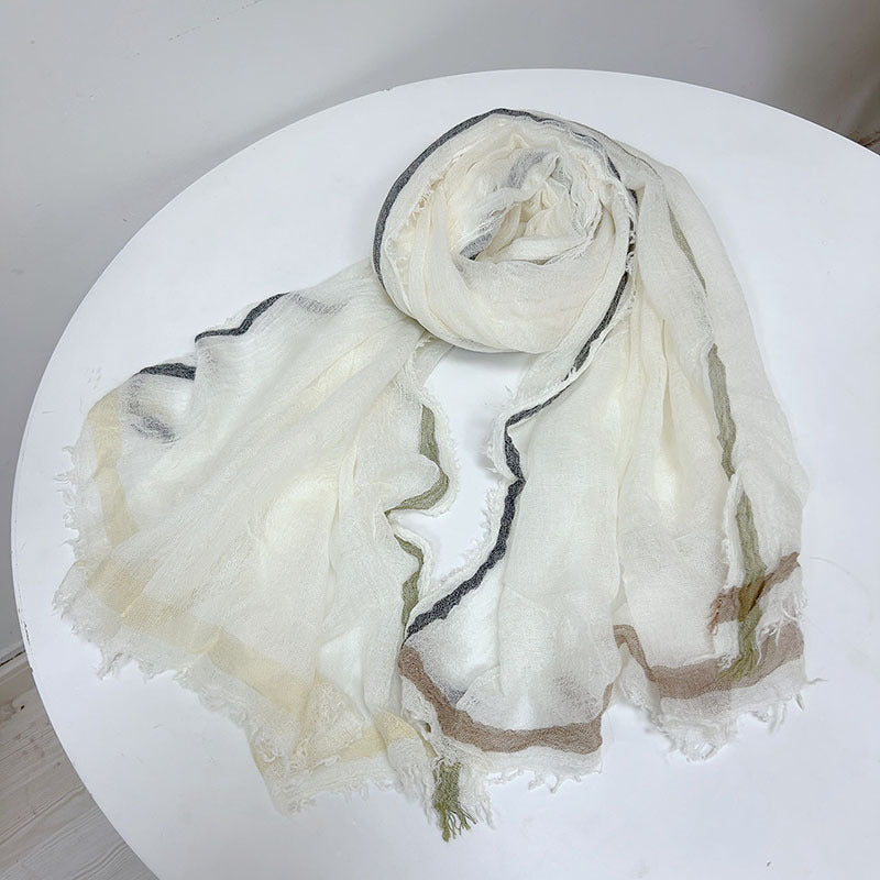 Wollschal in Grautönen – 100 × 210 cm – Bild 19 | LuxeStyle