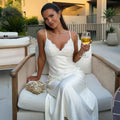 Etuikleid Satin mit Spitze – Bild 1 | LuxeStyle