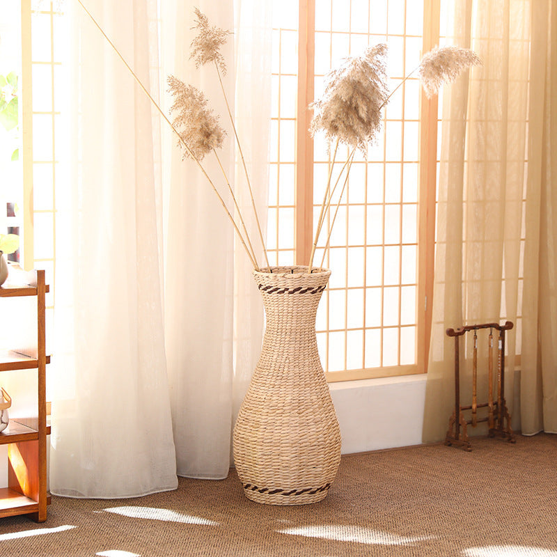 Geflochtene Vase aus Pflanzenfasern – Bild 6 | LuxeStyle