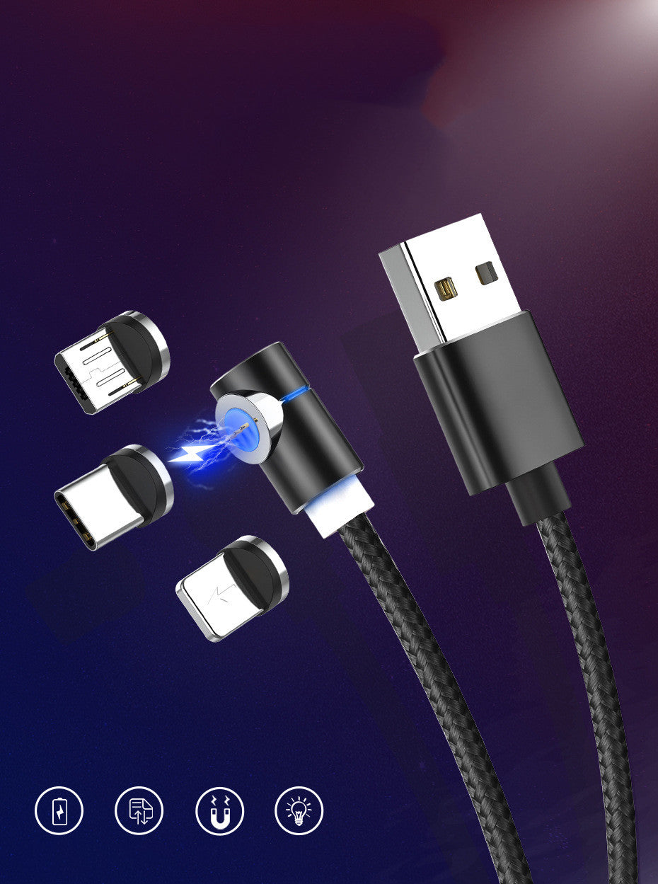 Magnetisches LED-Ladekabel für USB-C & iPhone