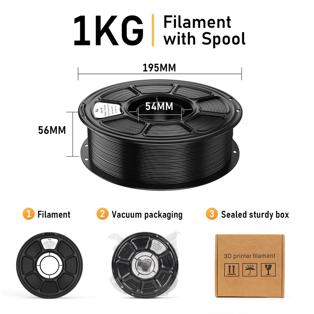 PLA 3D Drucker Filament 12er Set, 1.75mm
