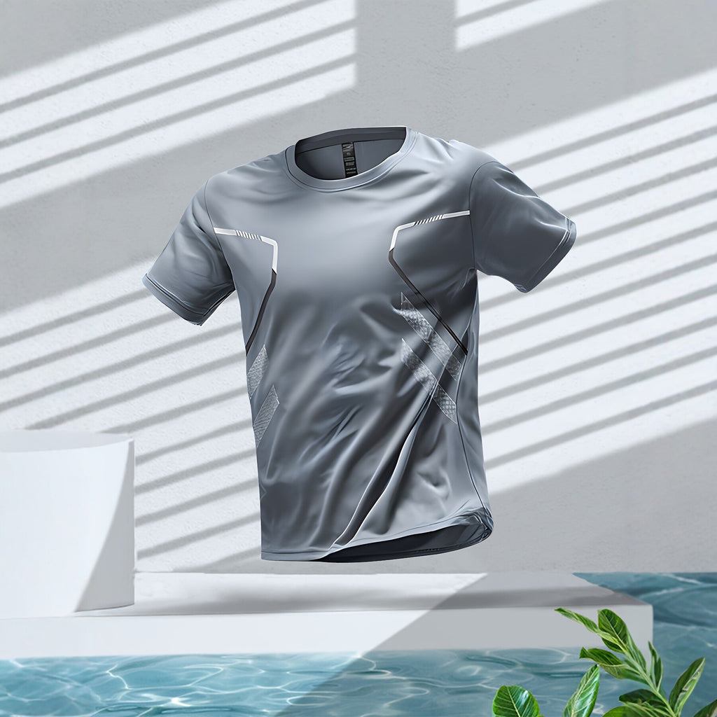 3er-Pack Sport-Tops Herren Kurzarm