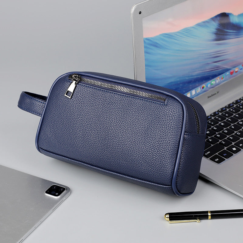 Männlicher Business-Clutch aus weichem Leder