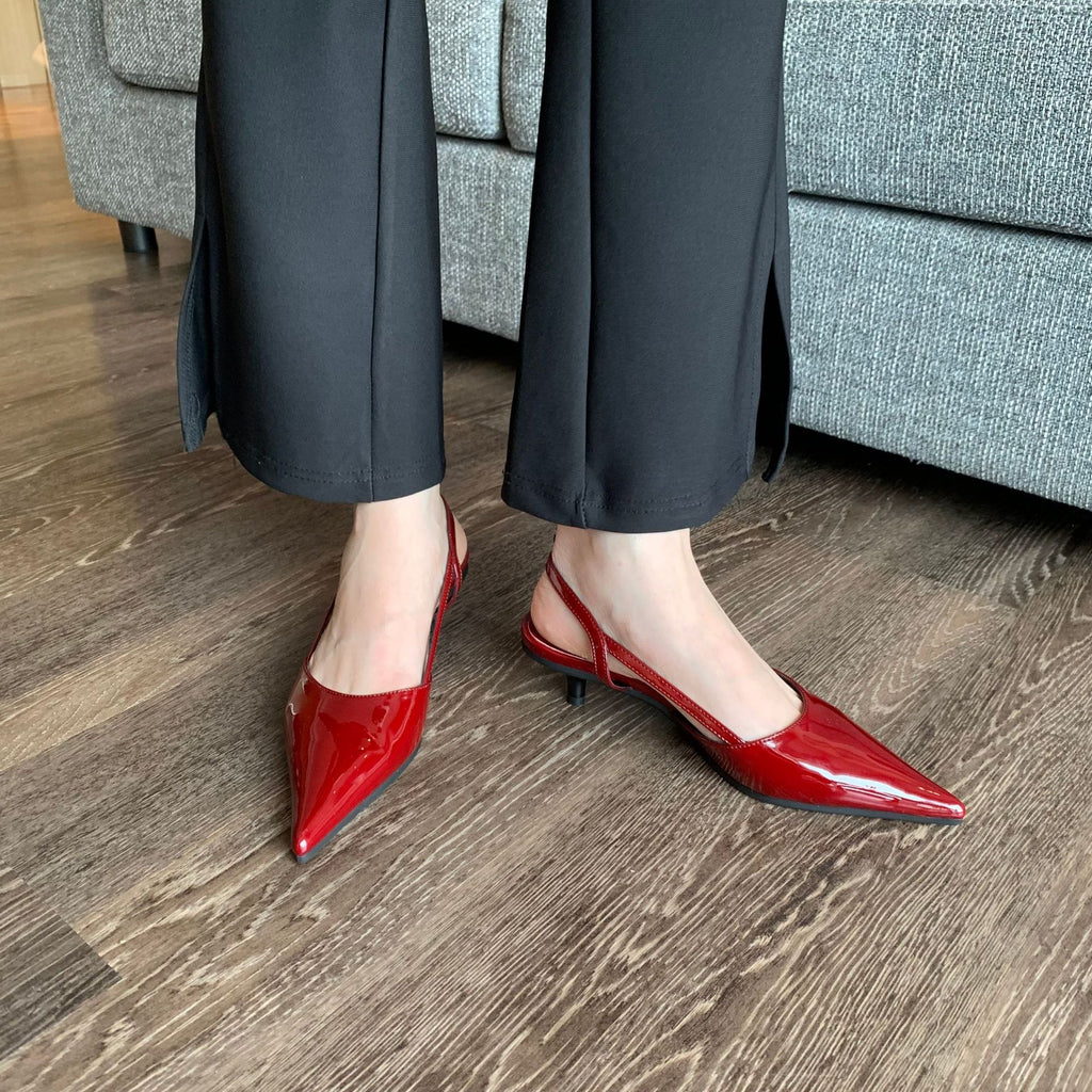 Stiletto-Sandalen mit spitzer Zehe – Bild 3 | LuxeStyle