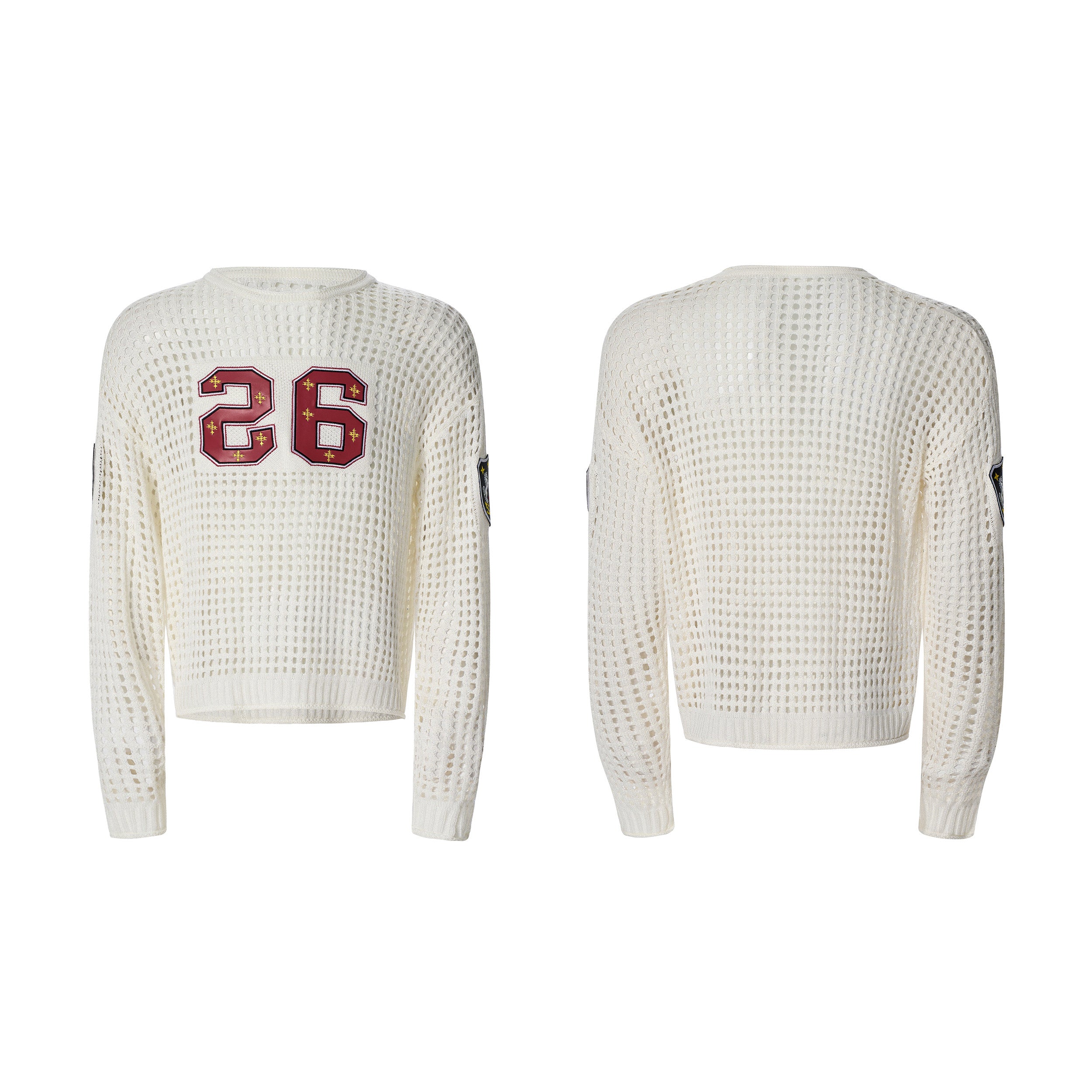 Niche Pullover mit Badge-Stickerei