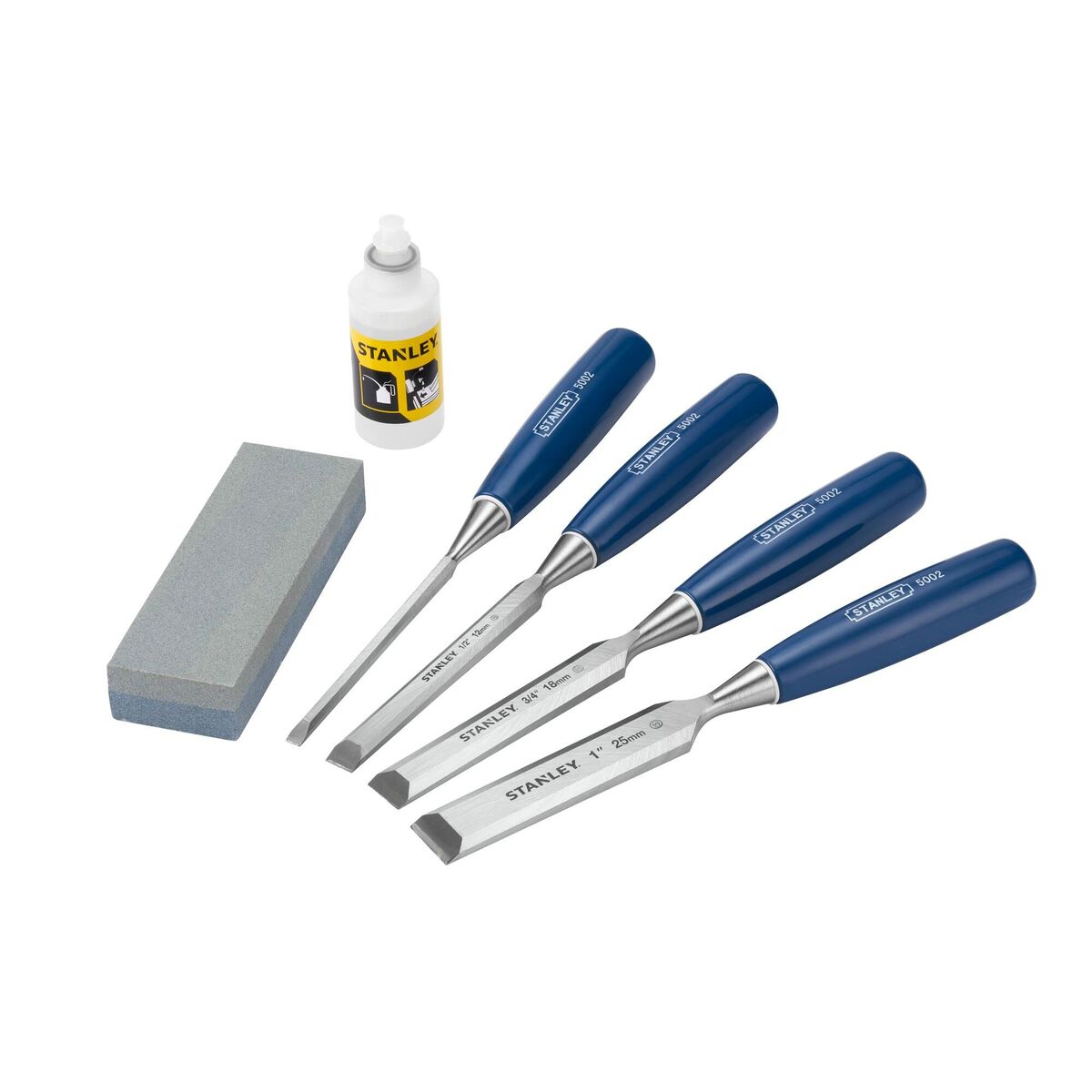 Meissel-Set Stanley 5002 Holz 6, 12, 18, 25 mm 4 Stücke