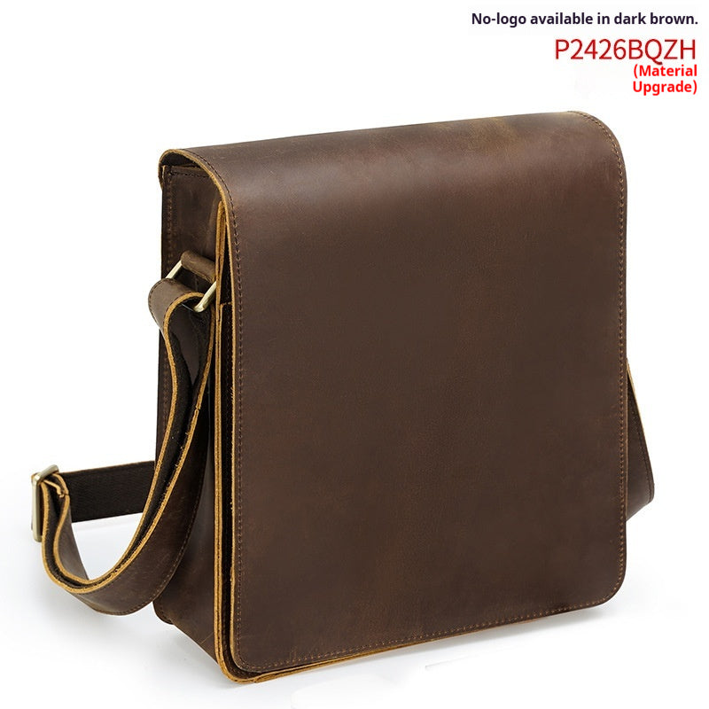 Vintage Leder-Crossbody-Bag