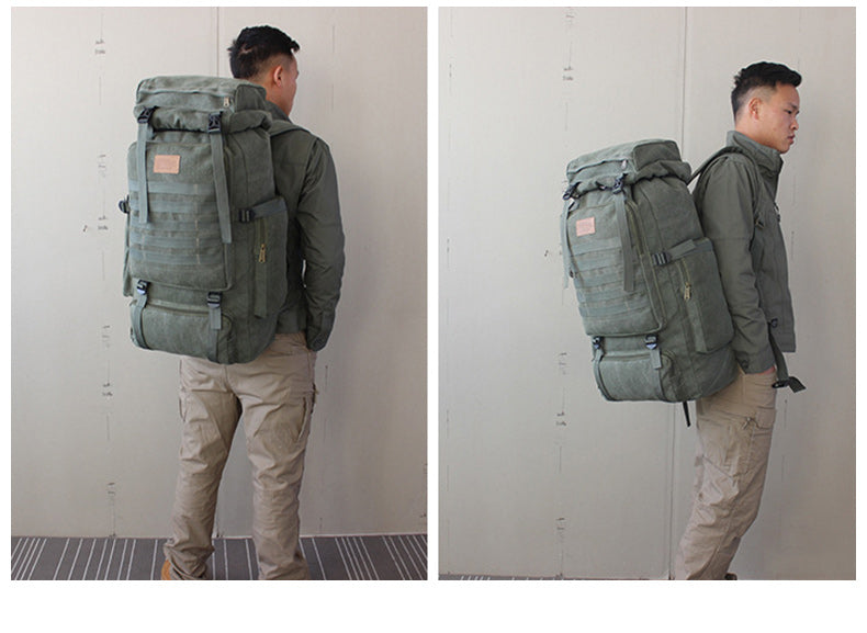 Grosses Canvas-Rucksack mit robustem Tragesystem – Bild 14 | LuxeStyle