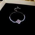Verstellbares Armband mit bunten Zirkonia