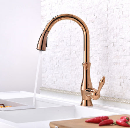 Kupfer Wasserhahn ausziehbar für Küche und Bad – Bild 7 | LuxeStyle