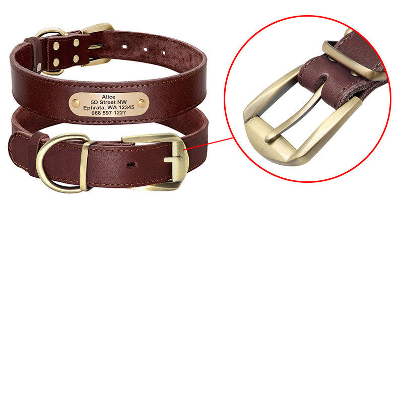 Personalisiertes Hundehalsband mit ID-Tag – Bild 2 | LuxeStyle
