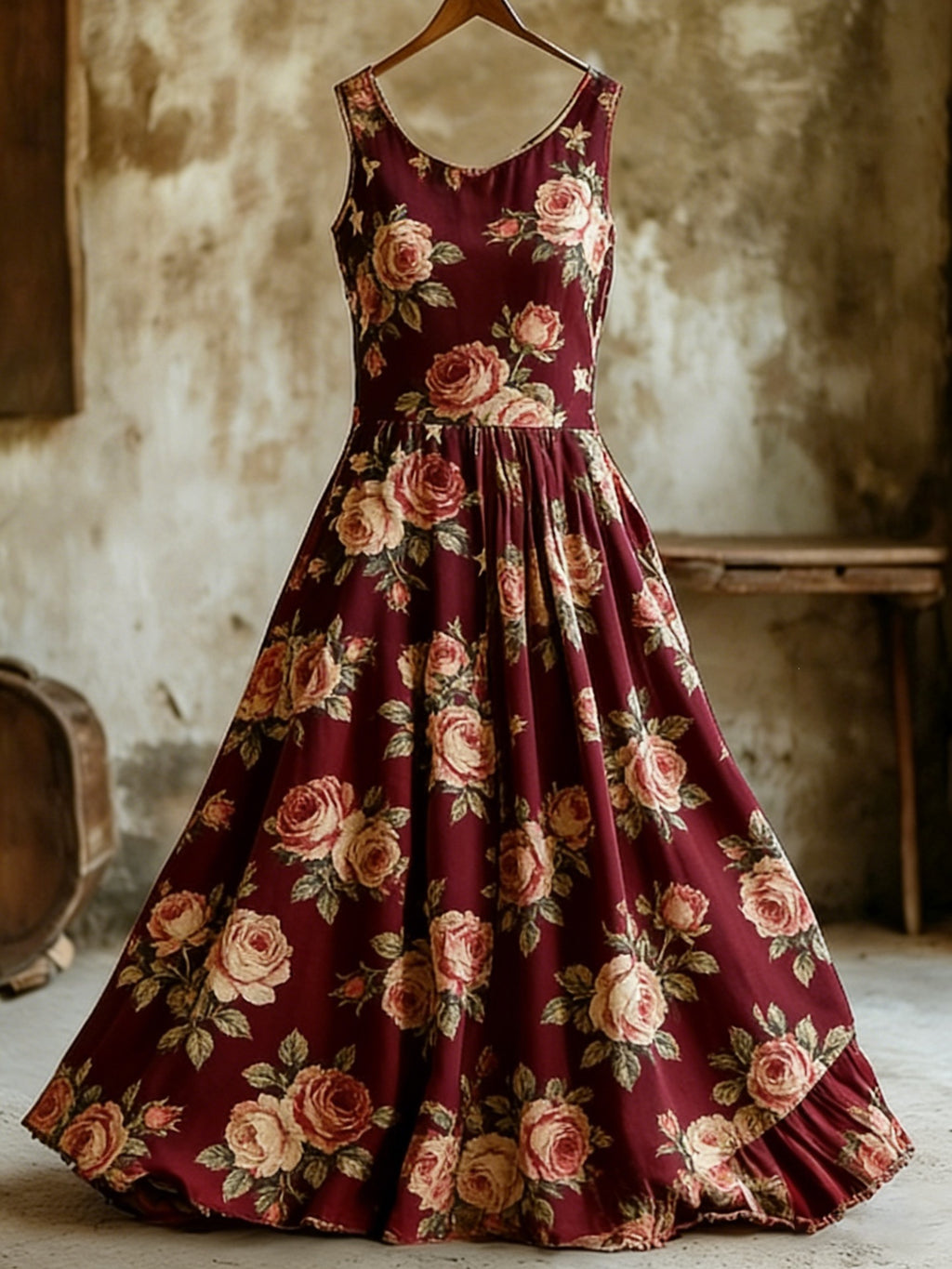 Oberkörper-Kleid mit Stern- und Mondmuster – Bild 15 | LuxeStyle