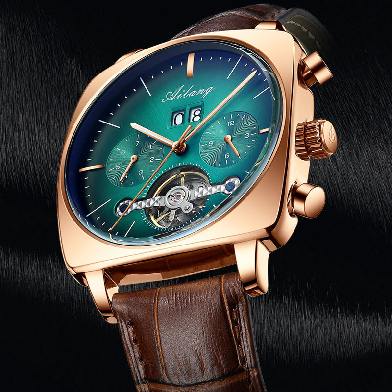 Herren Automatikuhr, mechanisch, wasserdicht – Bild 2 | LuxeStyle