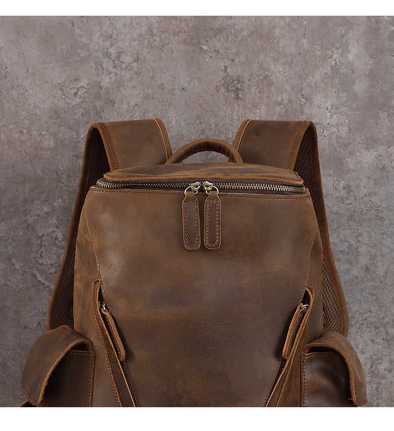 Leder-Rucksack für Freizeit und Reisen – Bild 10 | LuxeStyle