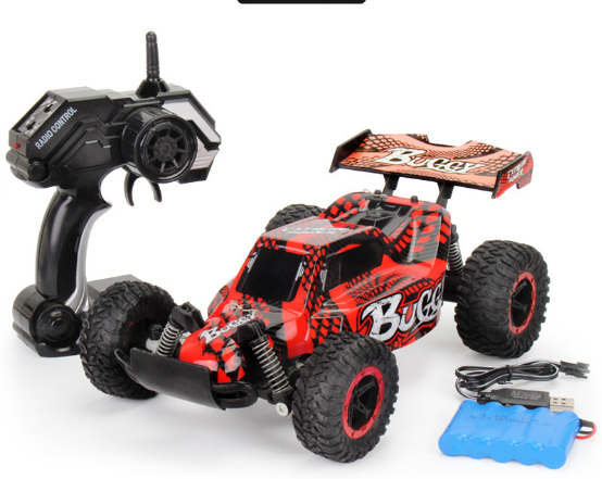 High-Speed RC Drift Car, 1:18, blau/gelb
