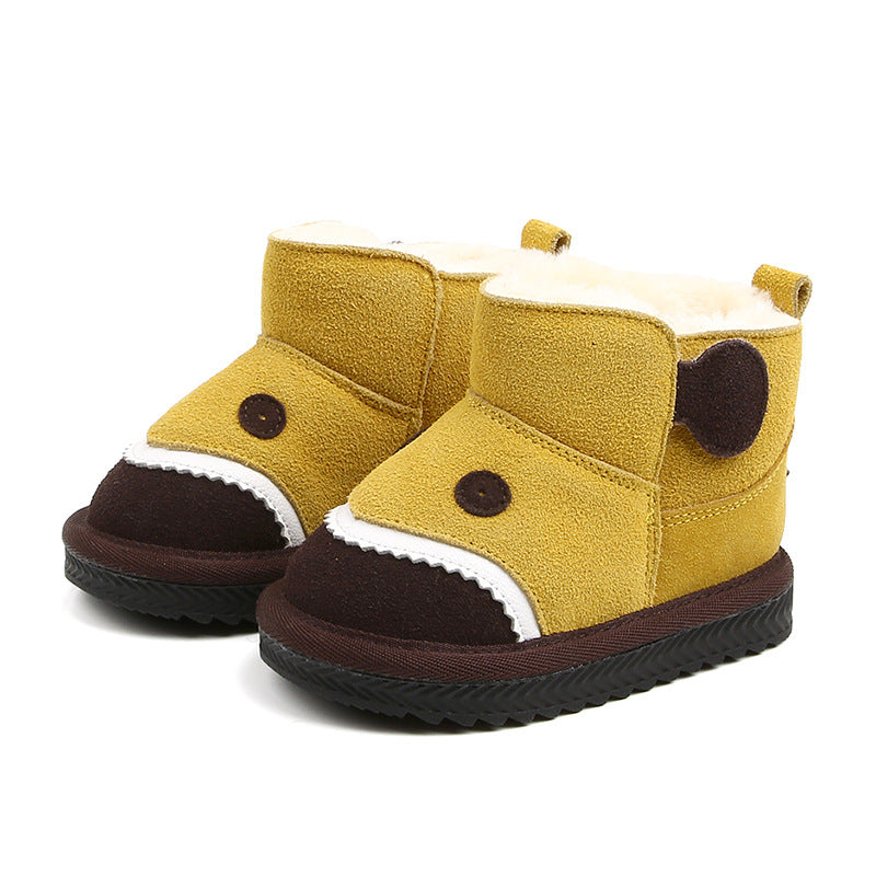 Kinder Winter-Schneestiefel mit Klettverschluss – Bild 8 | LuxeStyle