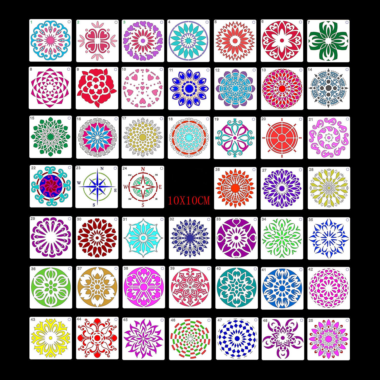 Mandala-Vorlagen für DIY-Kunst