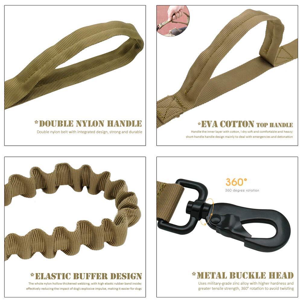 Elastische Trainingsleine für Hunde – Bild 6 | LuxeStyle