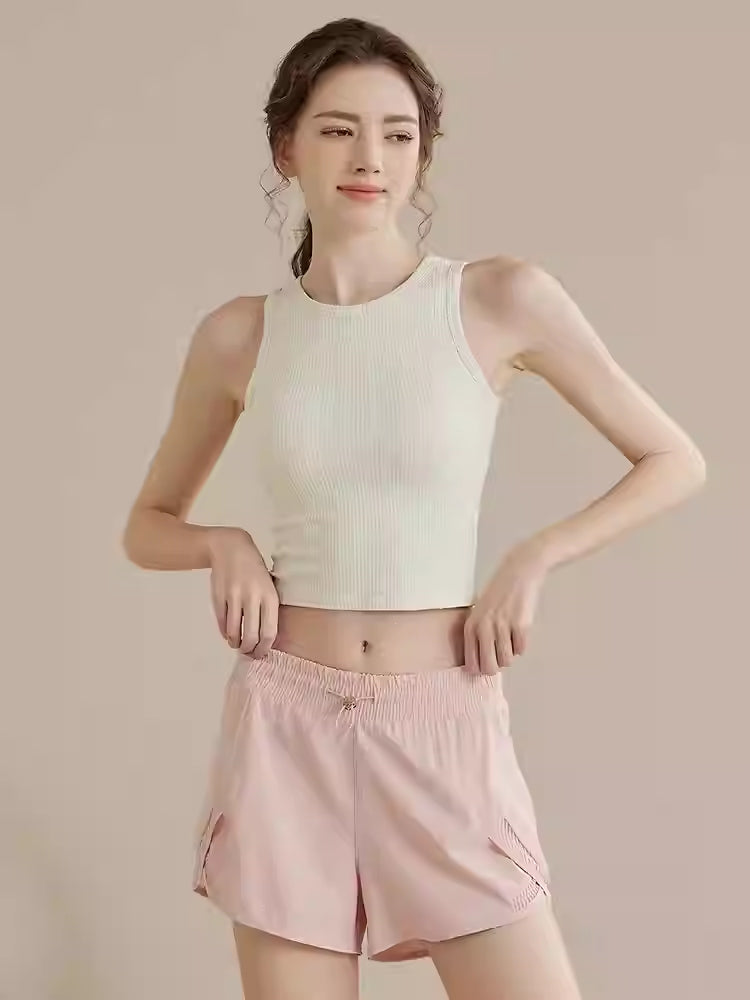 Damen Sport-Tanktop mit integrierten BH-Pads