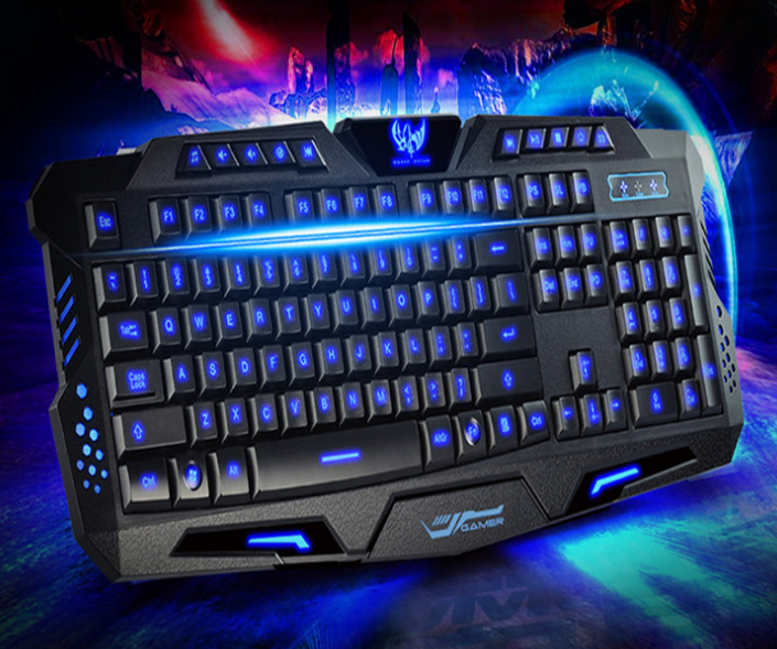 Mechanische Gaming-Tastatur mit dreifarbiger Beleuchtung – Bild 4 | LuxeStyle