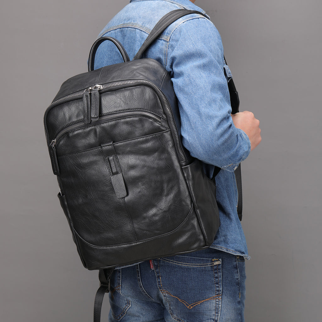 Leder Rucksack für Business & Freizeit – Bild 3 | LuxeStyle