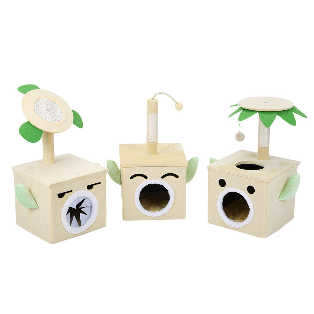 Katzen Kratzbaum mit Emoji-Design – Bild 5 | LuxeStyle
