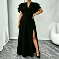 Elegantes Kleid mit V-Ausschnitt