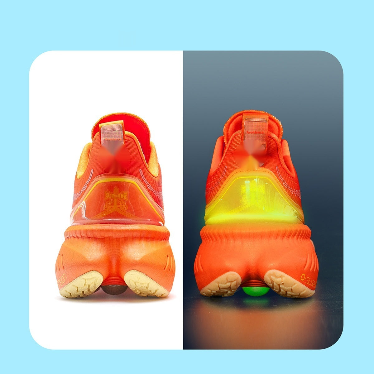 Dämpfende Laufschuhe mit Rebound-Effekt