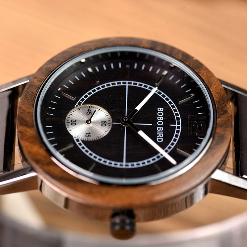 Holz-Uhr Männer R12/R13 43,7 mm – Bild 7 | LuxeStyle