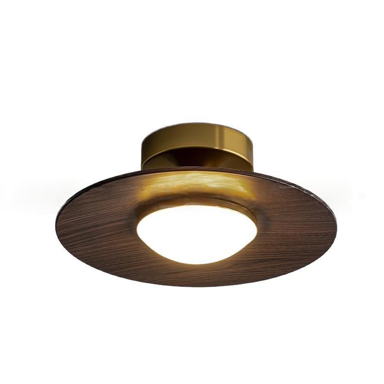 Walnussfarbene Deckenlampe für Eingangsbereich – Bild 4 | LuxeStyle