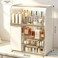 Kosmetikaufbewahrungsbox mit Pinsel- und Lippenstiftfach | LuxeStyle