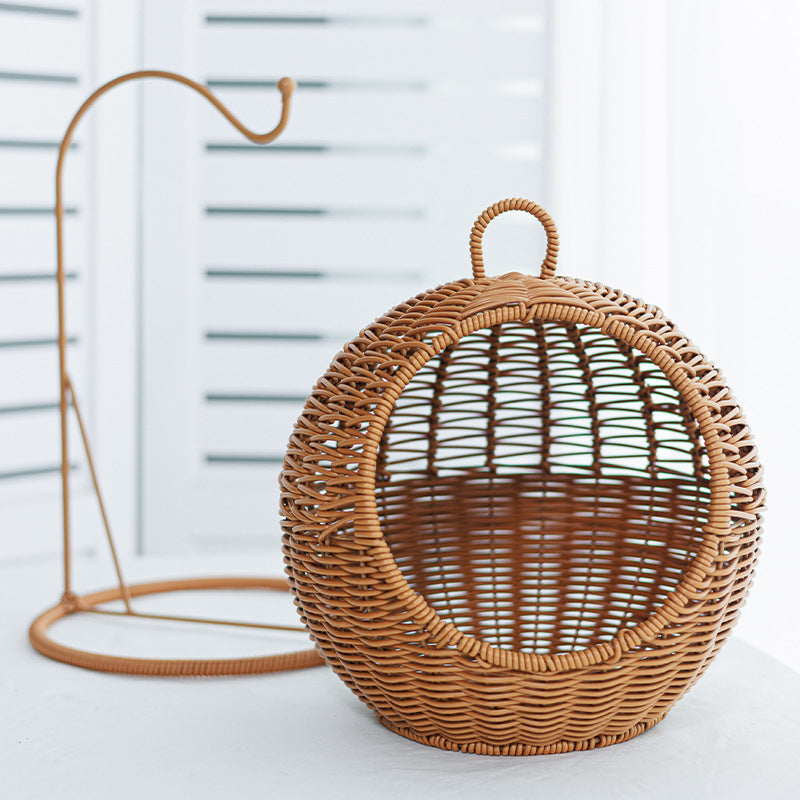 Hängekorb Rattan-Stil für Früchte & Snacks – Bild 3 | LuxeStyle