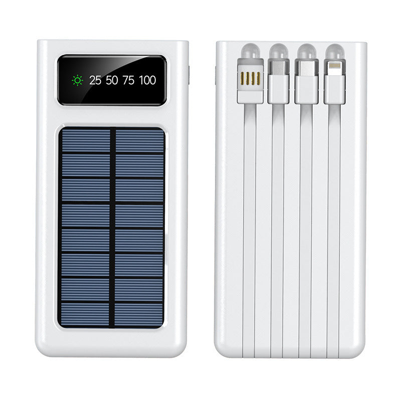 Solar Powerbank mit Digitalanzeige
