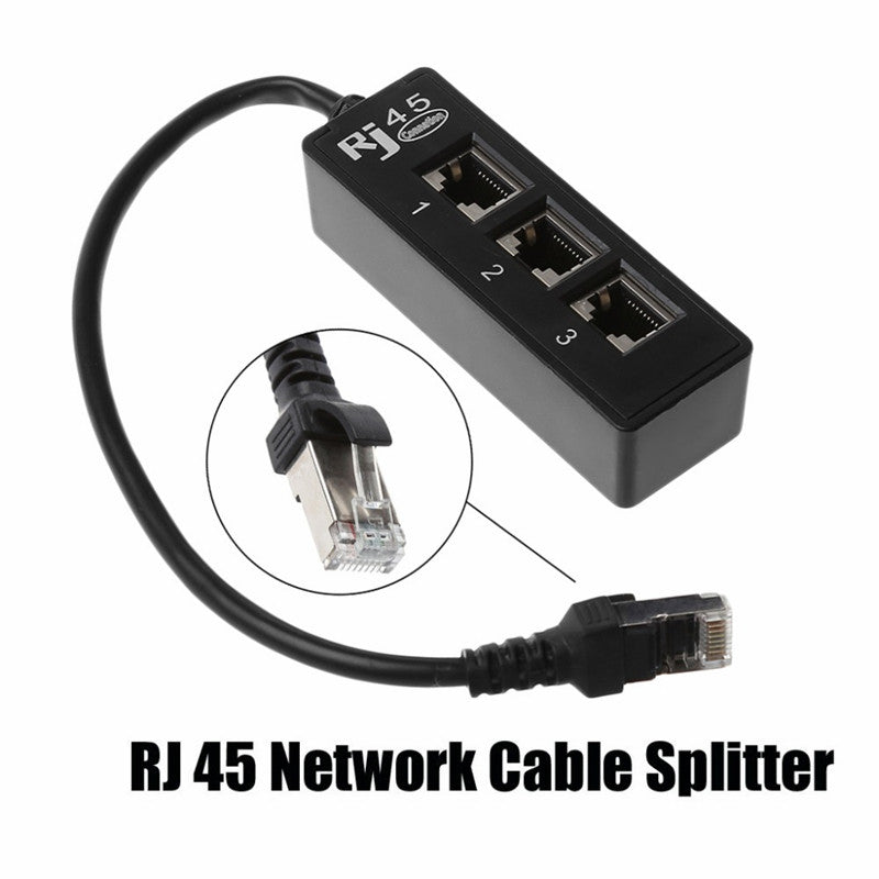 Centechia 1-zu-3 RJ45 Ethernet Splitter – Bild 2 | LuxeStyle
