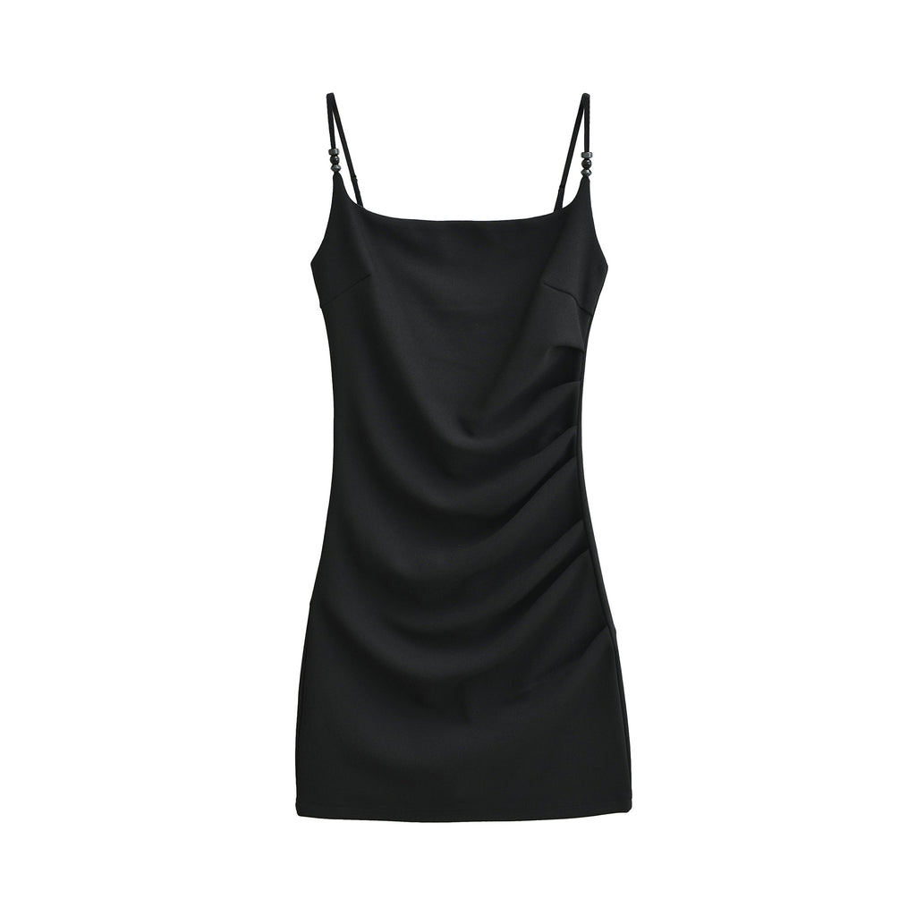 Sommerliches Schlitz-Slipdress im French-Stil