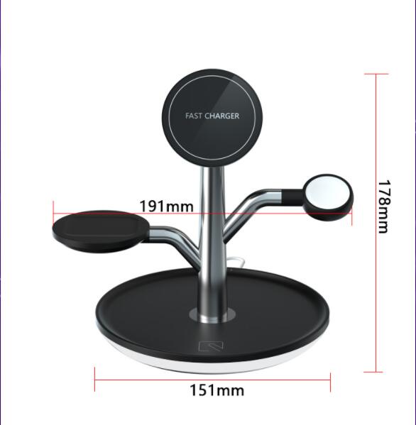 Multifunktionales magnetisches 3-in-1 Wireless Ladegerät – Bild 2 | LuxeStyle